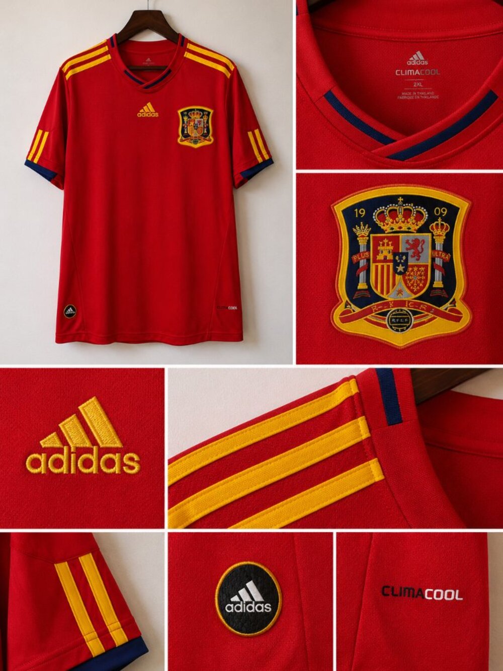 Retro Spain National Team Home Kit - 2009/2010 - Picture 2 of 2